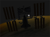 Sunrise at the International Space Station