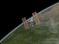 New ISS orbiting highres Earth