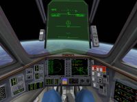 Inside the delta-glider's virtual cockpit