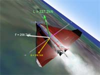 Force vectors displayed